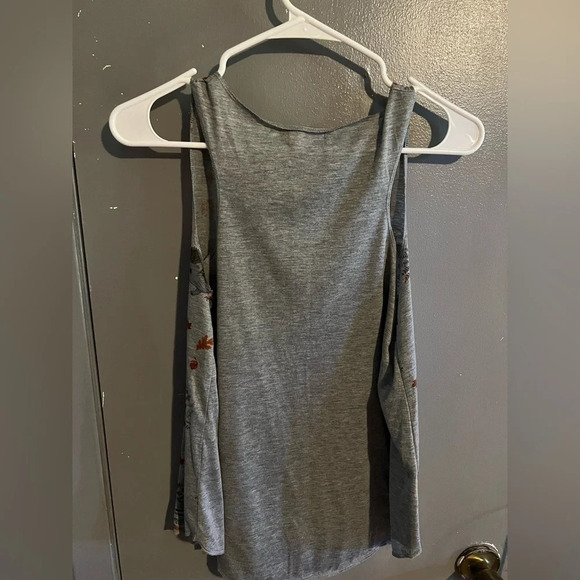 LASOUL sz Medium grey hedgehog print tank top - Picture 2 of 2